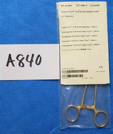 Codman Surgical Classic Plus Crile Wood Needle Holder