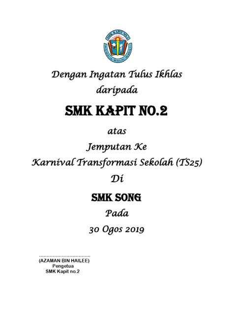 Sijil Tulus Ikhlas Pdf