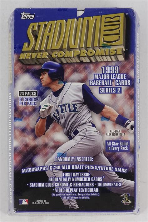 1999 Topps Stadium Club Series 2 Baseball Hobby Box DA Card World