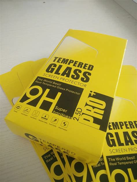 Tempered Glass Screen Protector Paper Box Retail Packaging Buy Tempered Glass Screen Protector