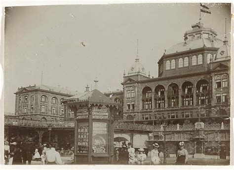 The Kurhaus, seen from the beach, Scheveningen, the Netherlands free ...