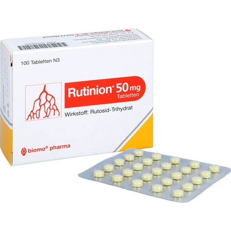 Rutinion Tabletten Buc Tratamentul I Ngrijirea Venelor