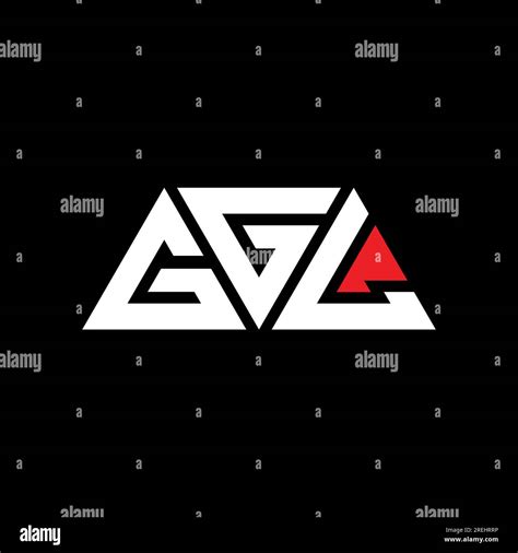 GGL triangle letter logo design with triangle shape. GGL triangle logo ...