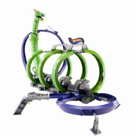 BEST TOYS HOT WHEELS Hot Wheels Dragon Fire Track Set Toys Hot Wheels