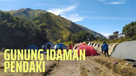 Pendakian Gunung Merbabu Via Gancik Part 2 Camping Di SABANA 2 POS