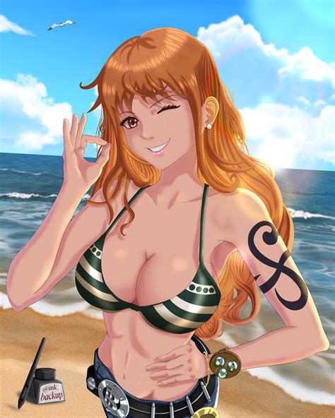 Artstation Nami One Piece Fanart