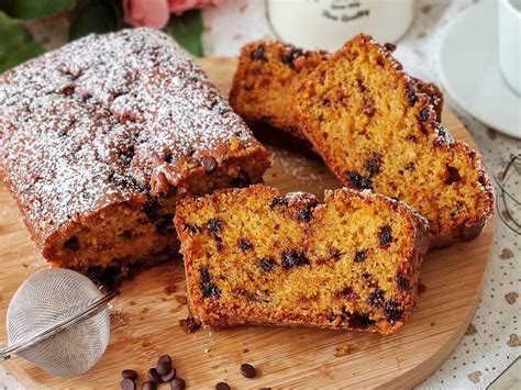 PLUMCAKE NUVOLA CON ZUCCA E GOCCE DI CIOCCOLATO Dolce Ricetta Facile