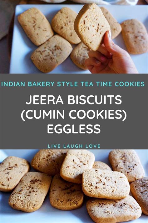 Jeera Biscuits Cumin Cookies Eggless Indian Bakery Style