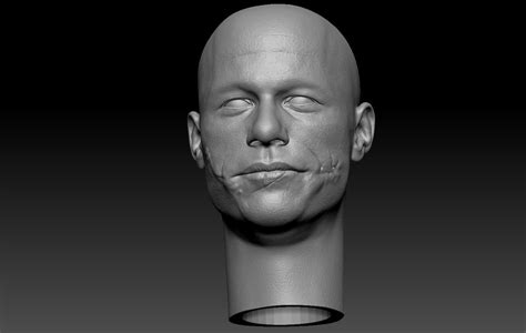 Joker Heath Ledger Head 3D Model 3D Printable CGTrader