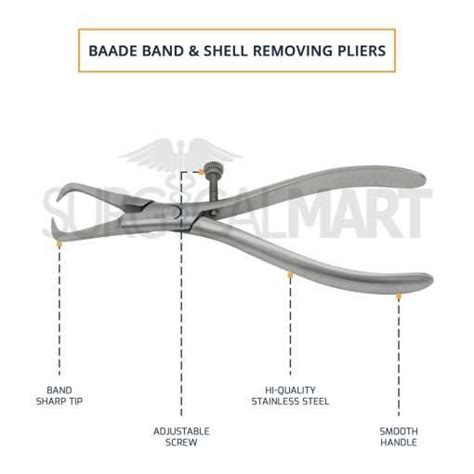 Baade Band Shell Removing Pliers Surgical Mart