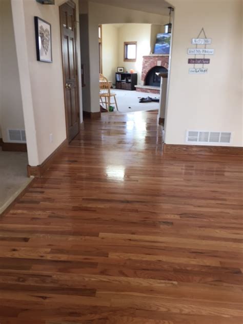 Neutral Stain On Red Oak Jade Floors