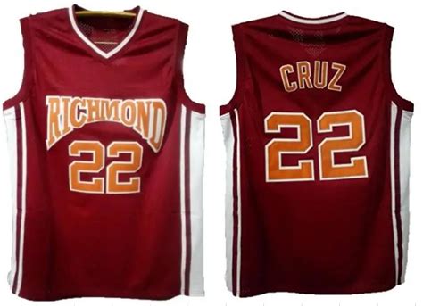 Double Stitched Jersey Timo Cruz Richmond Oilers Home Basketball