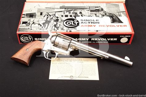 Colt 2nd Generation Single Action Army SAA 45 Revolver 1970 ATF C R