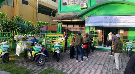 Mustahik Balikpapan Terima Motor Sayur Lengkap Dengan Modal Usaha