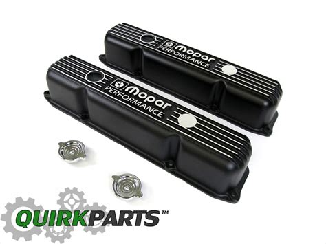 Mopar Performance 383400440 Big Block Black Aluminum Valve Covers Oem P5007614 Ebay