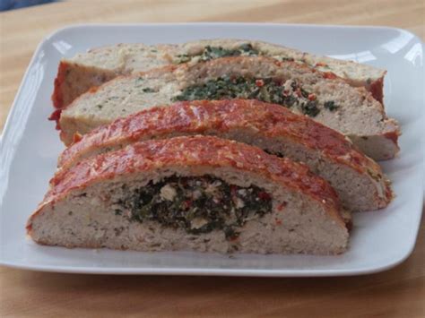 Stuffed Turkey Meatloaf Recipe Aaron McCargo Jr Food Network