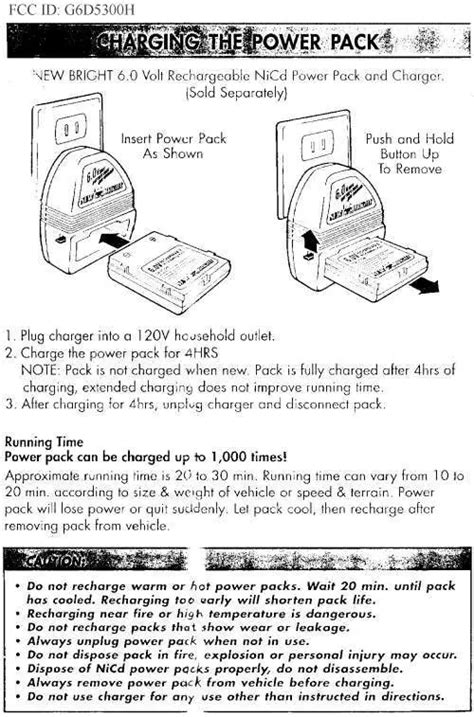 H Radio Control Toy Vehicle Tx User Manual New Bright Industrial