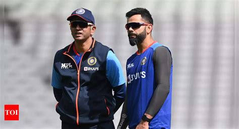 Virat Kohli Is Real Inspiration For So Many Players Rahul Dravid Cricket News Times Of India