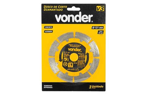 Disco De Corte Diamantado V3 Segmentado 4 3 4 Para Concreto 121 Mm