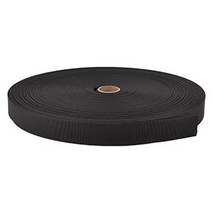 Heavy Nylon Webbing Inch Wide Black Sold In By The Roll Quantities