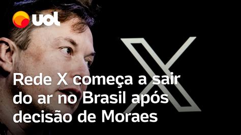 Twitter X Come A A Sair Do Ar No Brasil Ap S Descumprir Ordem De Moraes