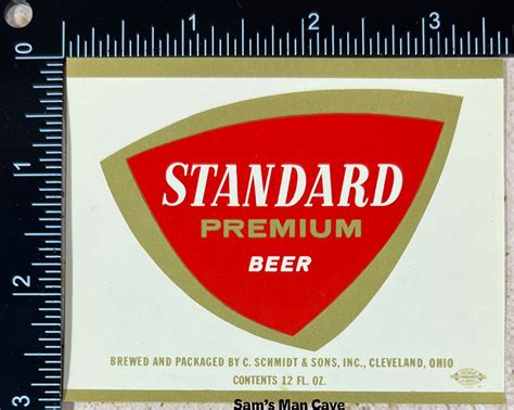 Standard Premium Beer Label