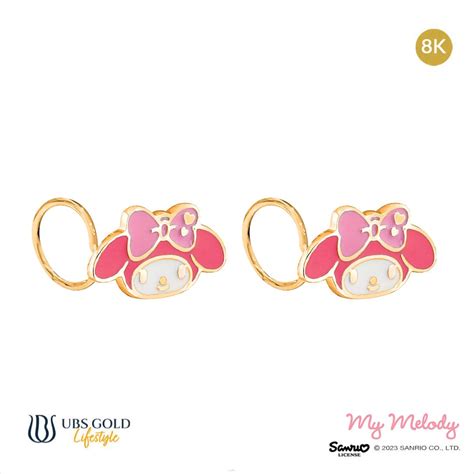 Jual Ubs Anting Emas Anak Sanrio My Melody Awz K K Shopee