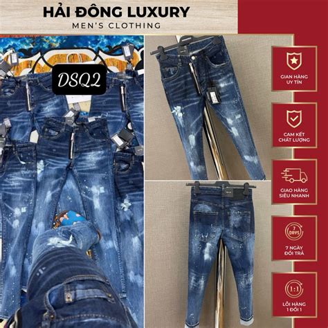 Qu N Jean Dsq Xanh Loang M U Si U Hot B N Kho L Ch V Y S N Fom Biker Ng M Ch N N T Kemg