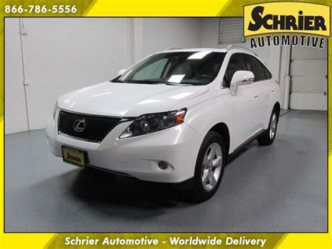 10 Lexus Rx 350 White Awd Hid Sunroof Bluetooth Heated And Cooled Leather