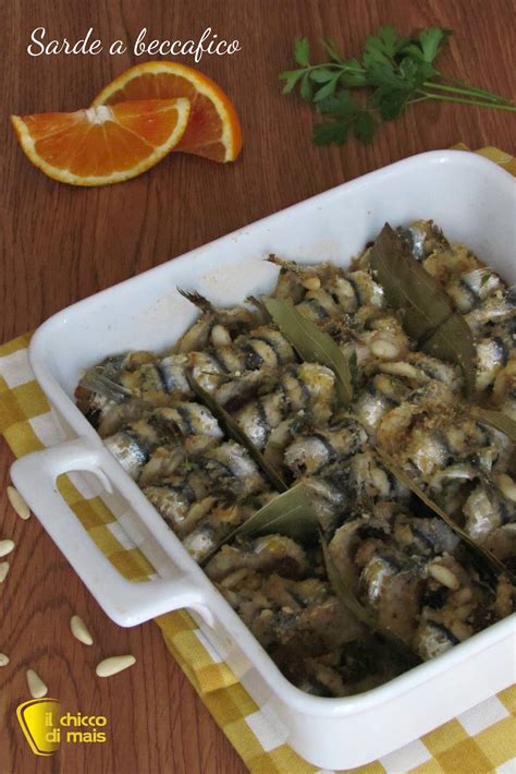 Sarde A Beccafico Alla Palermitana Ricetta Al Forno Il Chicco Di Mais