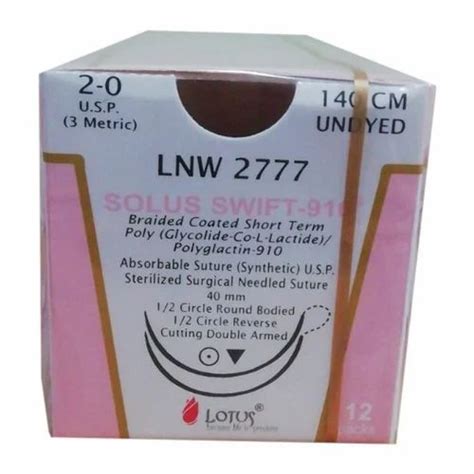 Straight Lotus Lnw Sterilized Surgical Needled Suture At Rs