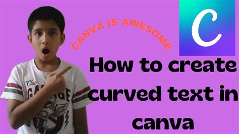 How To Create Curved Text In Canva Youtube