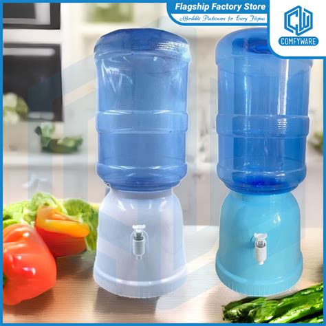 Table Top Desktop Water Dispenser Faucet Round Plastic For Gallon