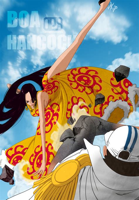 Boa Hancock Kickin Marines By Evyl Kun On Deviantart