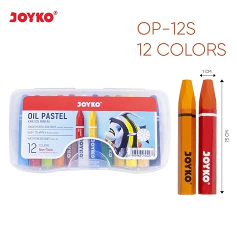 Jual Crayon Joyko Oil Pastel Warna Shopee Indonesia