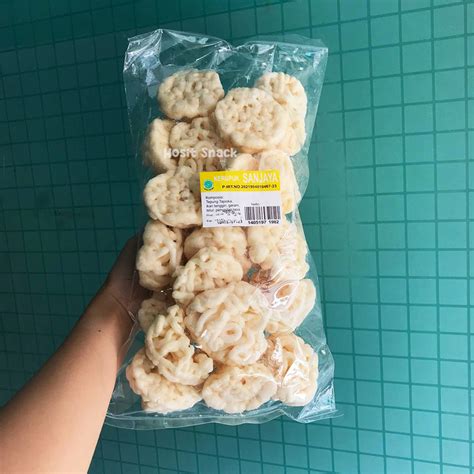 Jual Kerupuk Keriting Bangka Cap Sanjaya Kerupuk Bangka Krupuk Ikan