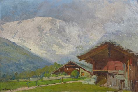 Romeo Borgognoni Mountain Landscape MutualArt