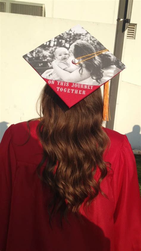 Mother And Son Graduation Cap Decoration On This Journey Together