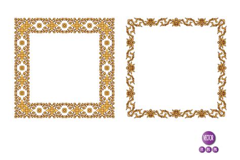 14 Thai Ornament Frames By Elen Lane TheHungryJPEG