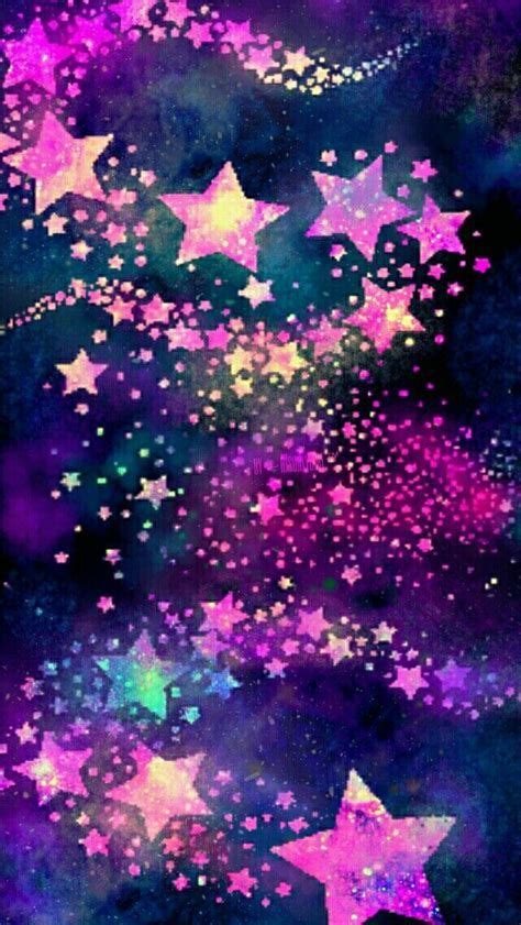 Fun Rainbow Galaxy Glitter Wallpaper I Created For The App Flower