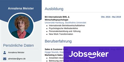 Lebenslauf Beispiel Als Projektmanager Jobseeker