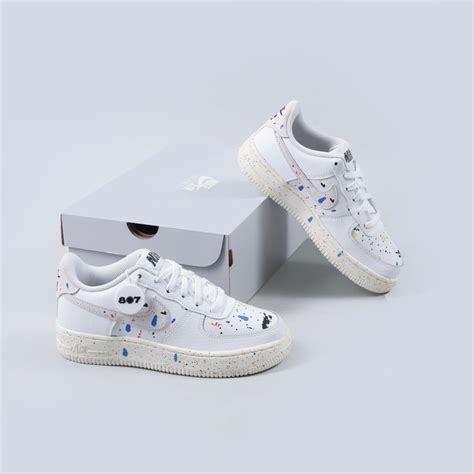 Jual Air Force 1 Low Paint Splatter White Shopee Indonesia