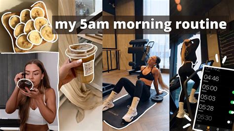 My Realistic 5am Morning Routine Gym Edition Youtube Morning