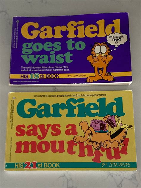 Vintage Garfield Comic Strip Books - Etsy