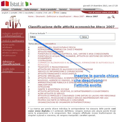 Trovare Il Codice Ateco Aziendale Scuolasicurezza