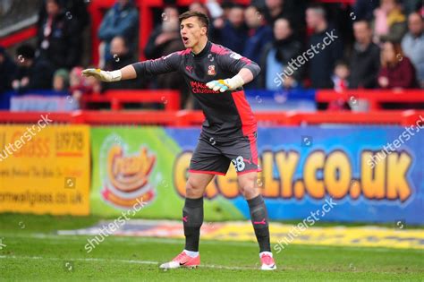 Stuart Moore Goalkeeper Swindon Town During Editorial Stock Photo