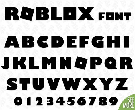 Roblox Fonts