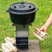 BBQ Toro Stufa A Razzo 5 Rocket Stove Con Sistema A Incastro In