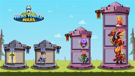 Hero Tower War Casual Game - Play online at simple.game