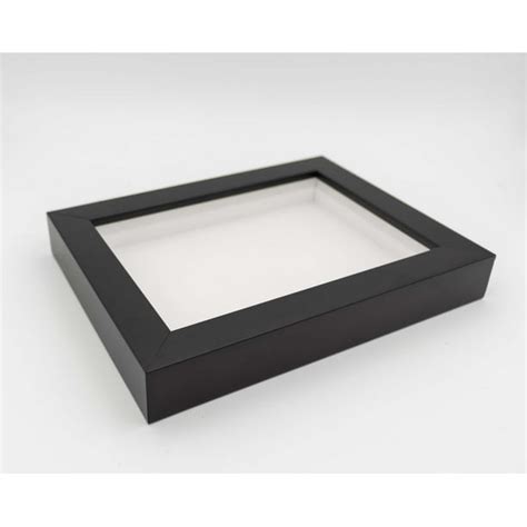 14x14 Shadowbox Gallery Wood Frames Black Deep Shadow Box Frame With